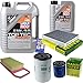 Produktbild QR-PARTS 69355639 Filter Set Inspektionspaket 6 Liter Liqui Moly Motoröl Top Tec 4200 5W-30 MANN-FILTER Innenraumfilter Kraftstofffilter Luftfilter Ölfilter