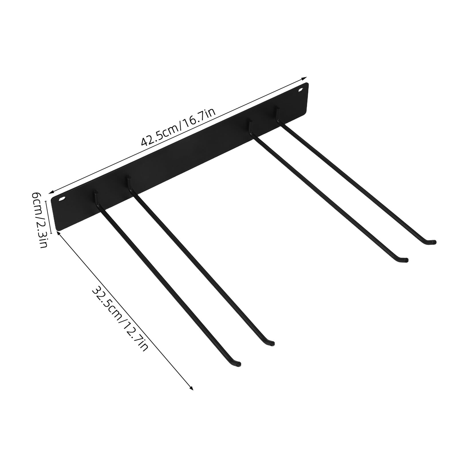 SHOWERORO Organizador de Herramientas de Jardín de Metal Resistente Soporte de Pared para Palas Rastrillos y Escobas Estantería Duradera para Garaje y Exterior Fácil Instalación Ahorro de