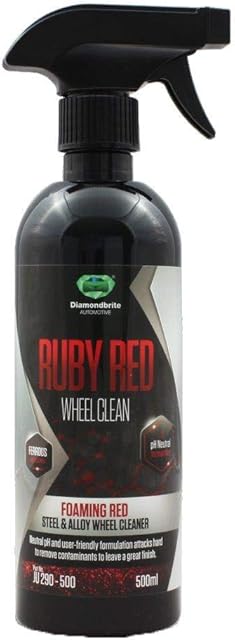 Diamondbrite Ruby Red Wheel Cleaner - Steel & Alloy Wheel Cleaner 500ml