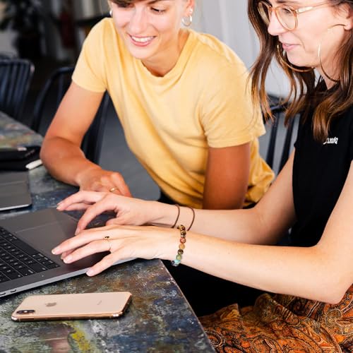 Natural 8mm 7 Chakra Stone Crystal Bracelet Reiki Healing Crystal Gemstone Beads Men Women Stretch Bracelet for Meditation, Protection3