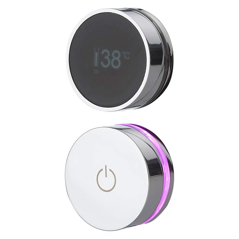 Milano Chrome Vis Digital 2 Outlet Thermostatic Mixer Concealed Shower Valve