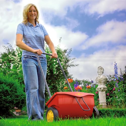 Image of WOLF-Garten 5429000A Universal Spreader, Spreading Width 41 cm, 15L Container, Light & Manoeuvrable, Ideal for Spreading Seeds, Fertilizer, Sand - WE 330