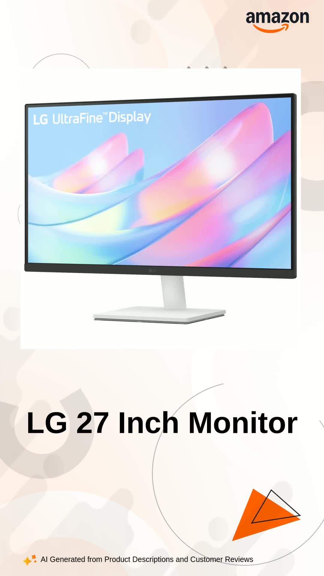 LG 27 Inch Ultrafine Monitor, IPS, 4K UHD (3840x2160), 60Hz,HDR10