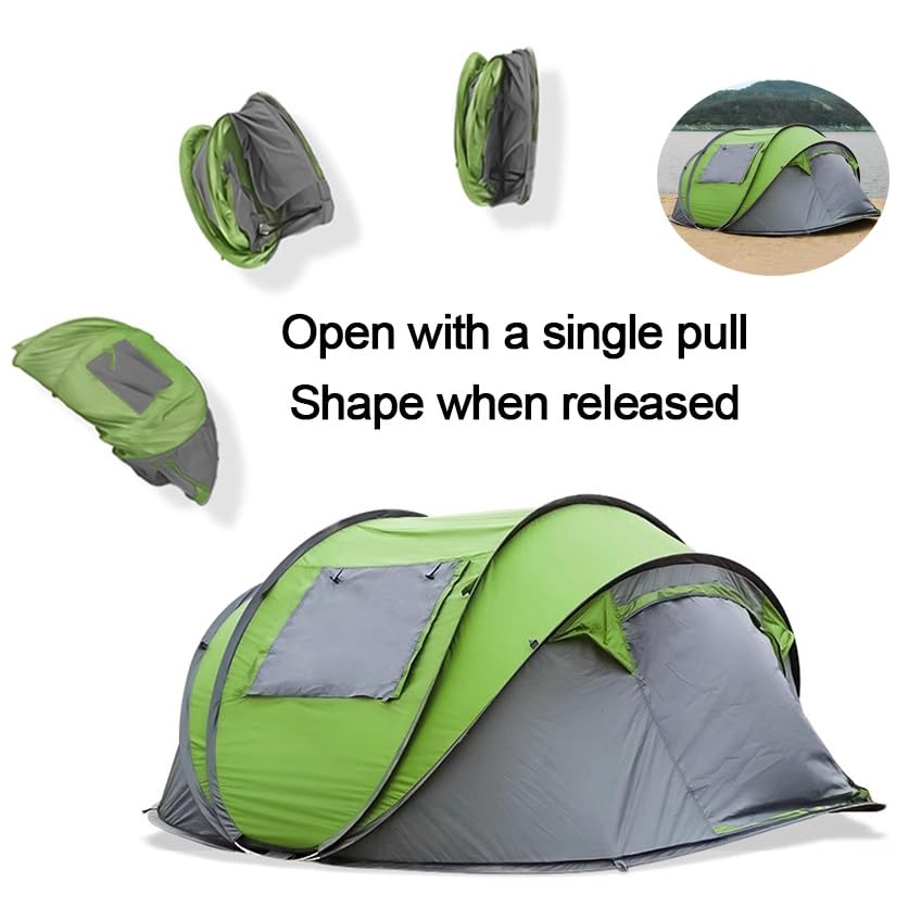 Carpa para camping 4-8 personas, plegable para exterior miniatura 3
