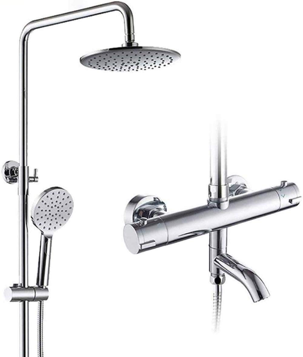 Ensemble de douche en cuivre complet avec mitigeur intelligent durable