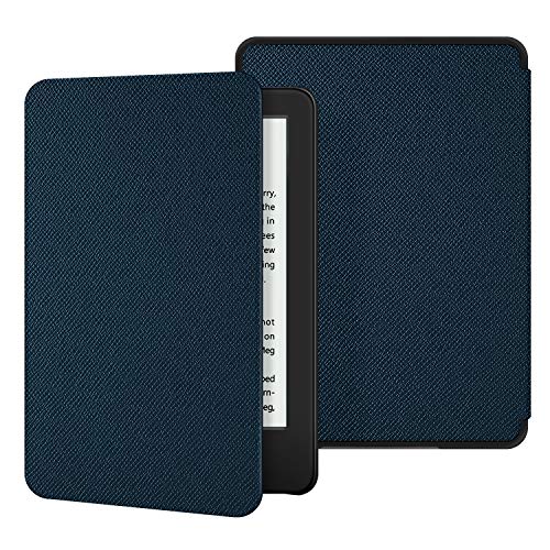 Ayotu Lightweight Case for All-New Kindle 10th Gen 2019 Release - Durable Leather Cover with Auto Wake/Sleep fits Amazon All-New Kindle 2019 (Will not fit Kindle Paperwhite or Kindle Oasis) Darkblue