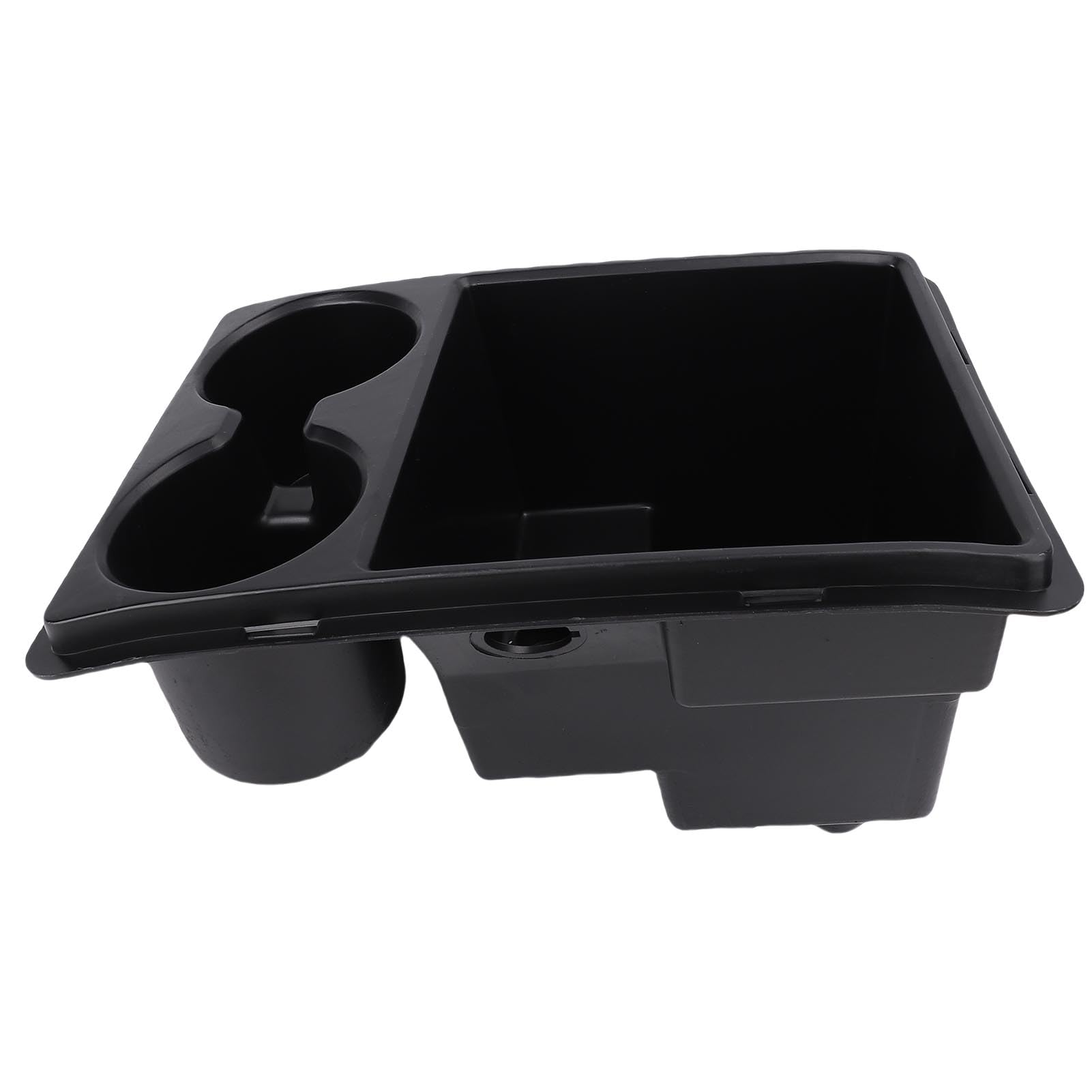 Drfeify Vassoio Organizer per Console Centrale Vassoio per Console Centrale in Plastica Portabicchieri OEM 1QR15DX9AA Aggiunge Spazio 2 in 1 per Telefoni e Bevande Adatto per 1500 2500 3500 2010 2016