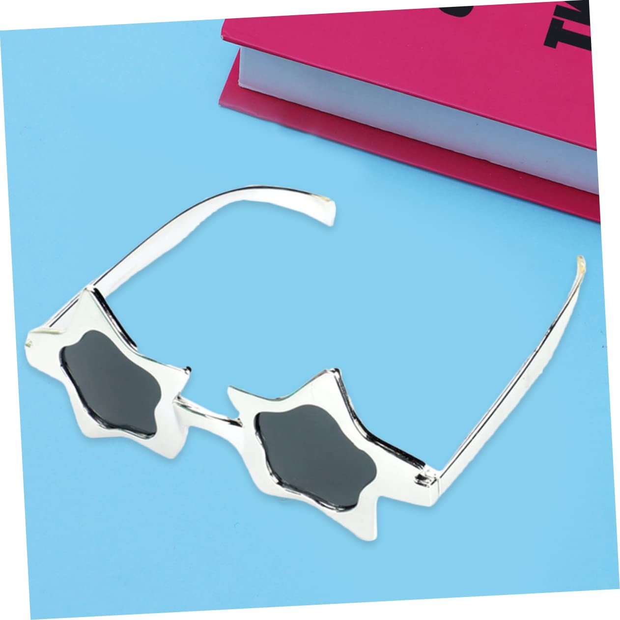 VALICLUD Lentes gafas de niño feliz año nuevo anteojos disfrace gafas divertidas gafas de sol de hombre gafas de sol para hombre gafas en forma de estrella gafas de sol estrella