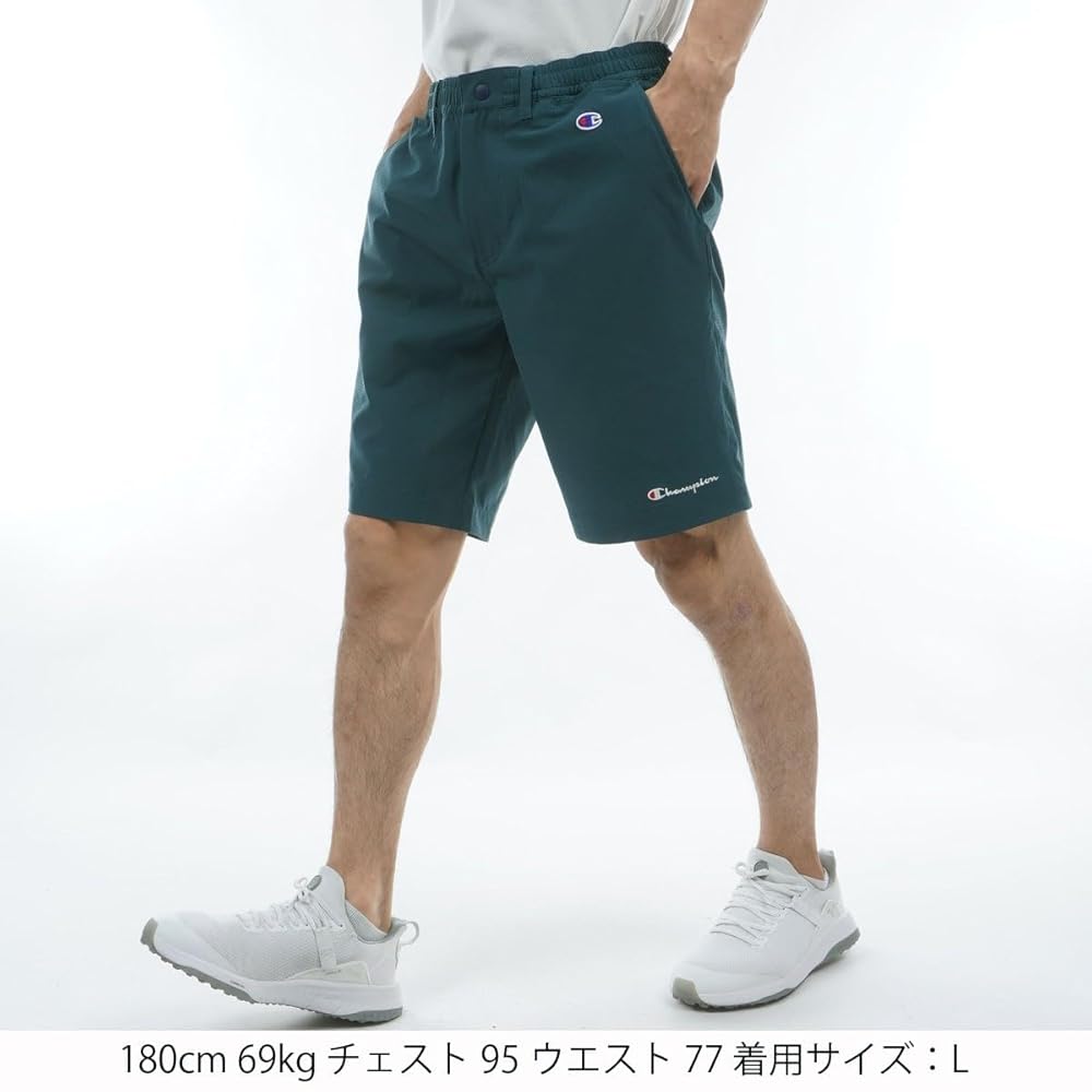 Amazon | [チャンピオン] ハーフパンツ ストレッチ スクリプト