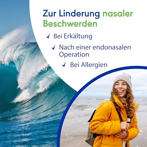 OtriNatural Nasenreinigung Soft, Nasenspülung, 100 % natürlich, Meerwasser Nasenspray, reinigt & spült Nasenhöhlen, Nasenspray, aus der Otriven-Familie, 0,9 % Natriumchlorid, 100 ml