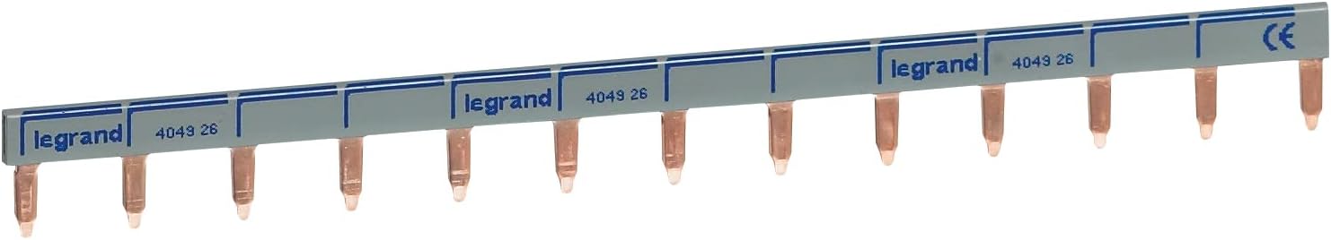 404926E Power Comb, Splitter, Unipolar 13 Modules, 1 Phase, 1 Phase + Neutral, Large Capacity