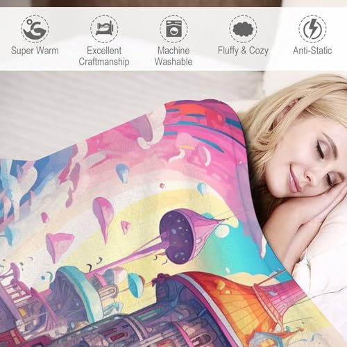 Couverture Polaire Moelleuse pour Canapé-lit et Vos Soirées Cocooning - 4