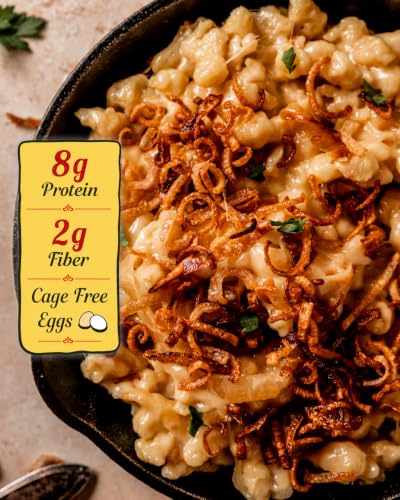 Image of Bechtle Spaetzle Bavarian Style Egg Noodles - Traditional German Pasta, Authentic Imported from Germany, Cage-Free Eggs & Durum Wheat Semolina, Non-GMO, Kosher (17.6oz, Pack of 12)