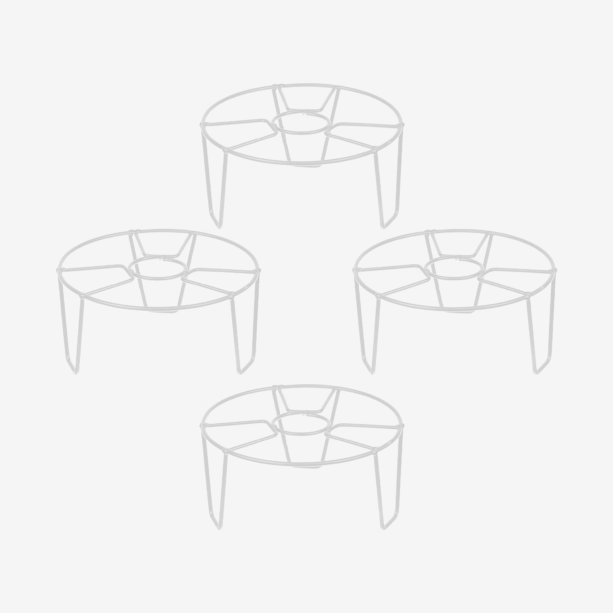 NAYRA Plant Stands - Modern Metal Planter Feet -4