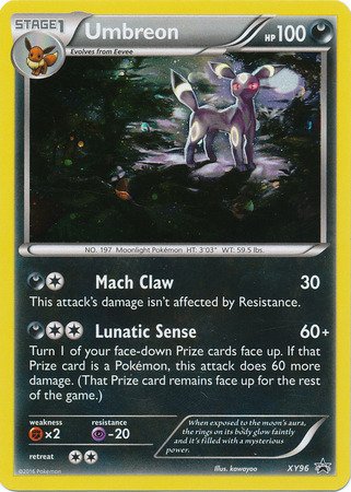 ポケモンカードゲーム Umbreon XY Cosmos Promo XY96 Holo Pokemon - Umbreon (XY96) - XY Black Star Promos - Holo : Amazon