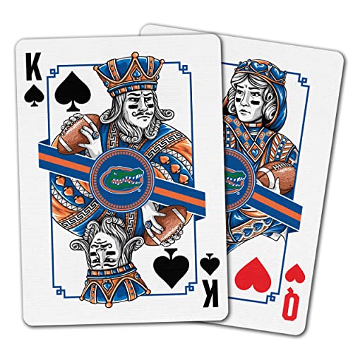 Image of YouTheFan NCAA Officially-Licensed Playing Cards - Original Artwork on All face Cards and Jokers - Team's Official Colors - Quality Linen Texture - Designed in The USA