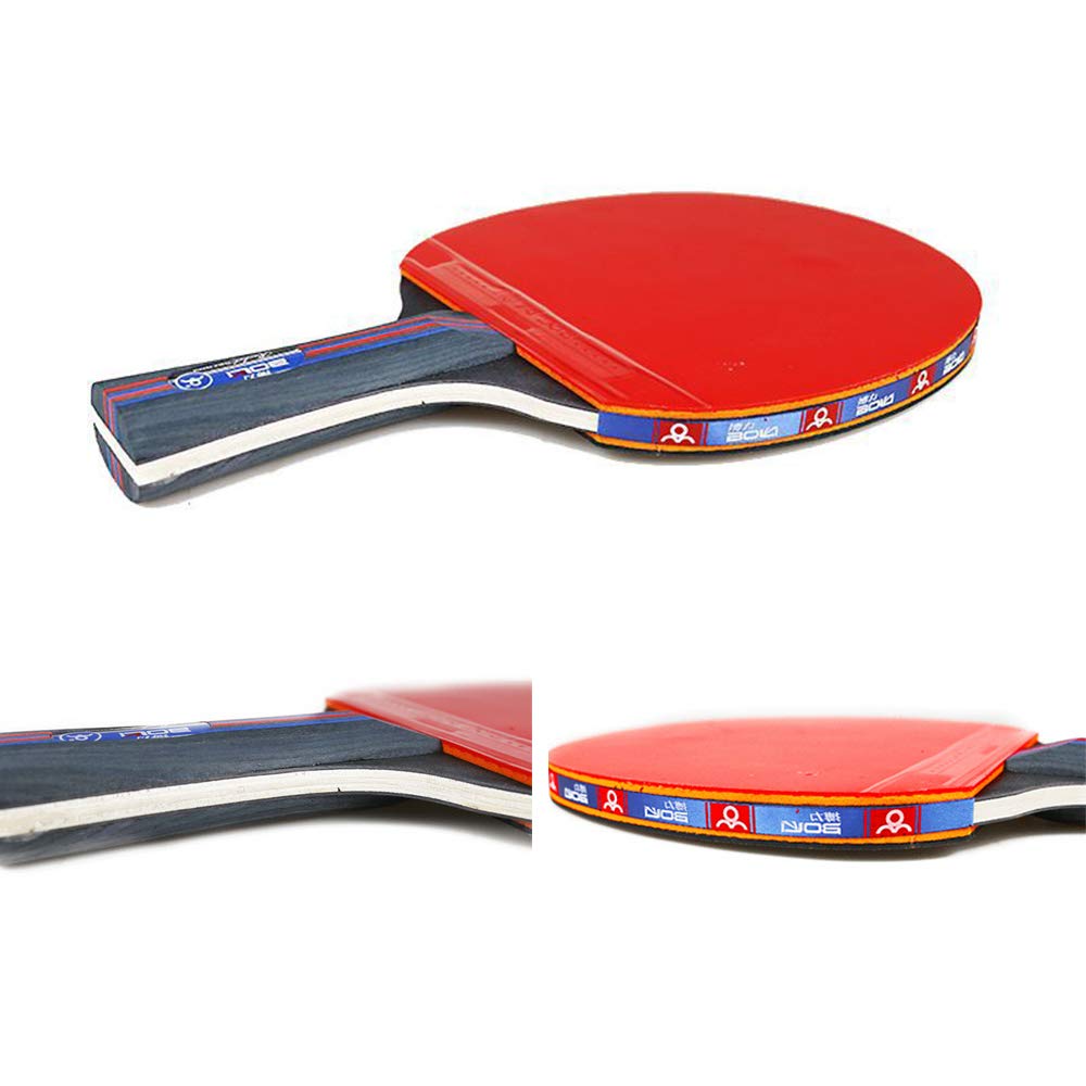 AKT Sofortiges Tischtennisball Set - Umfassen 1 x Einziehbares Netz / 4 x Schläger / 8 x Bälle zum Kinder Erwachsene Indoor Outdoor Spiel Passt Schule, Zuhause, Sportverein, Büro überall