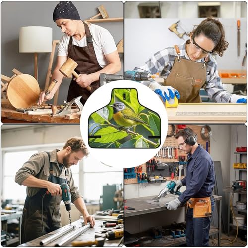 Delantal Multifuncional Verde con Bolsillos para Trabajo miniatura 6
