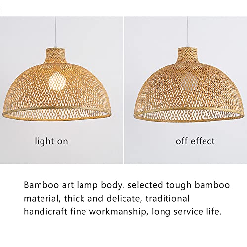Lampe de plage moderne TOVÉ suspension bambou design - 5