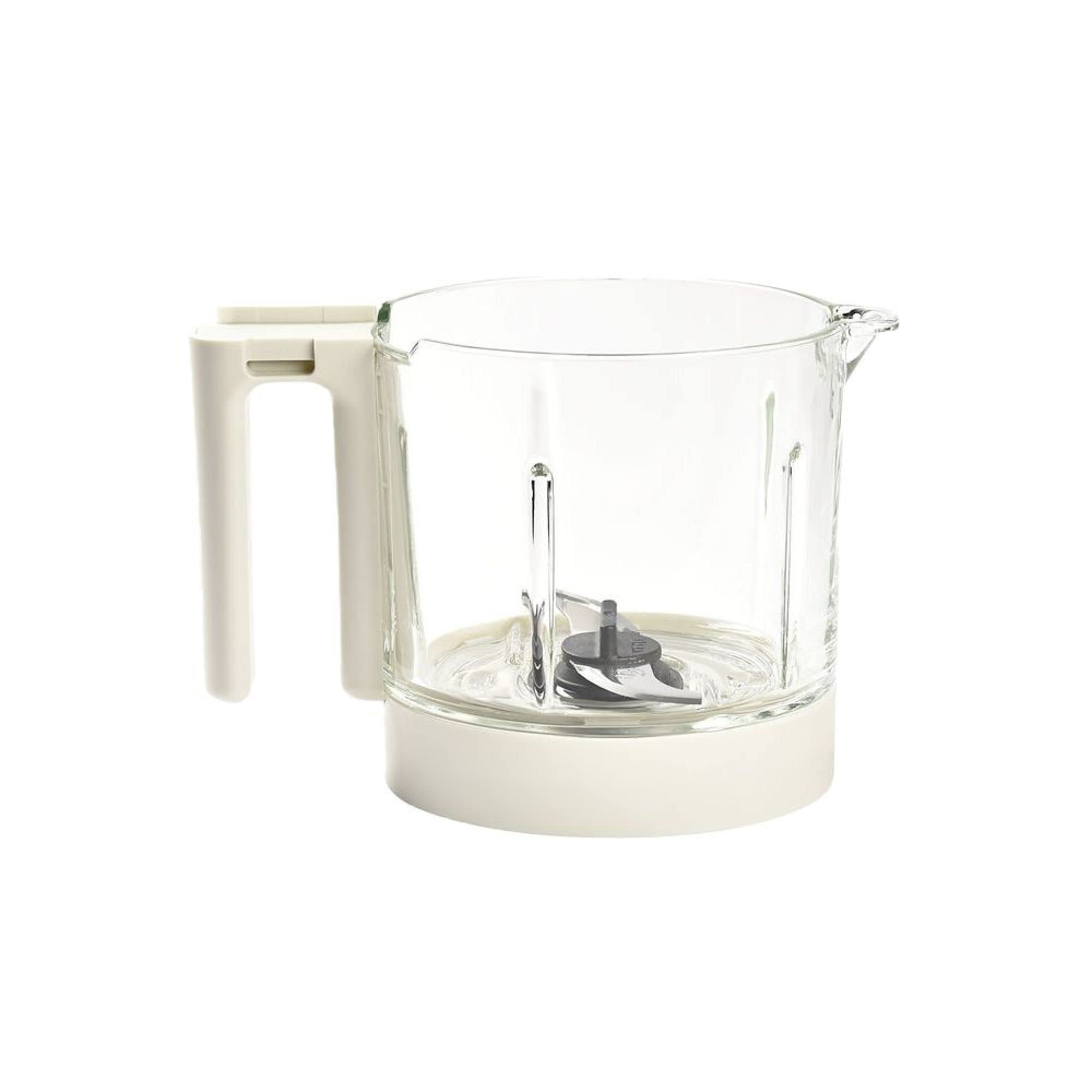 BÉABA Babycook Smart Babynahrungszubereiter 2.25L Edelstahlkorb Glasschüssel Dampfgaren Touchscreen App Anthrazit