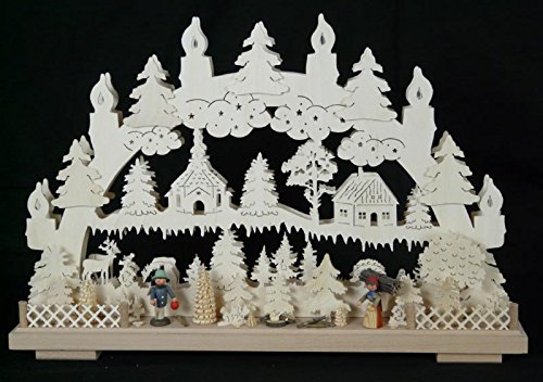 Voûte décorative en bois des Montagnes de minerai au design ciselé 50 cm