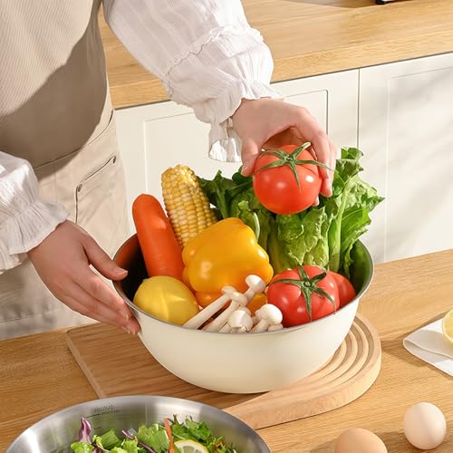 Set de Cuenco y Colador de Acero Inoxidable para Cocina miniatura 3