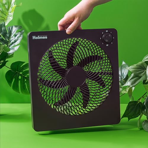 HOLMES 10" Personal Fan, Rechargeable Battery, 3 Speed Settings