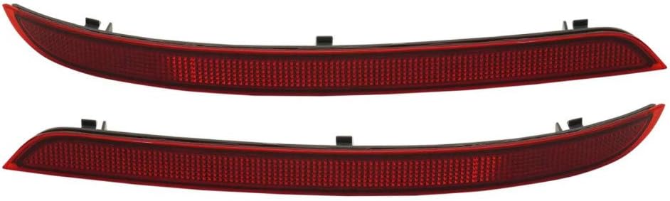 For Mercedes-Benz GLE300d/GLE350/GLE550e Bumper Reflector 2016 17 18 2019 Passenger Side | Rear | CAPA Certified | MB1185105 | 1668200174