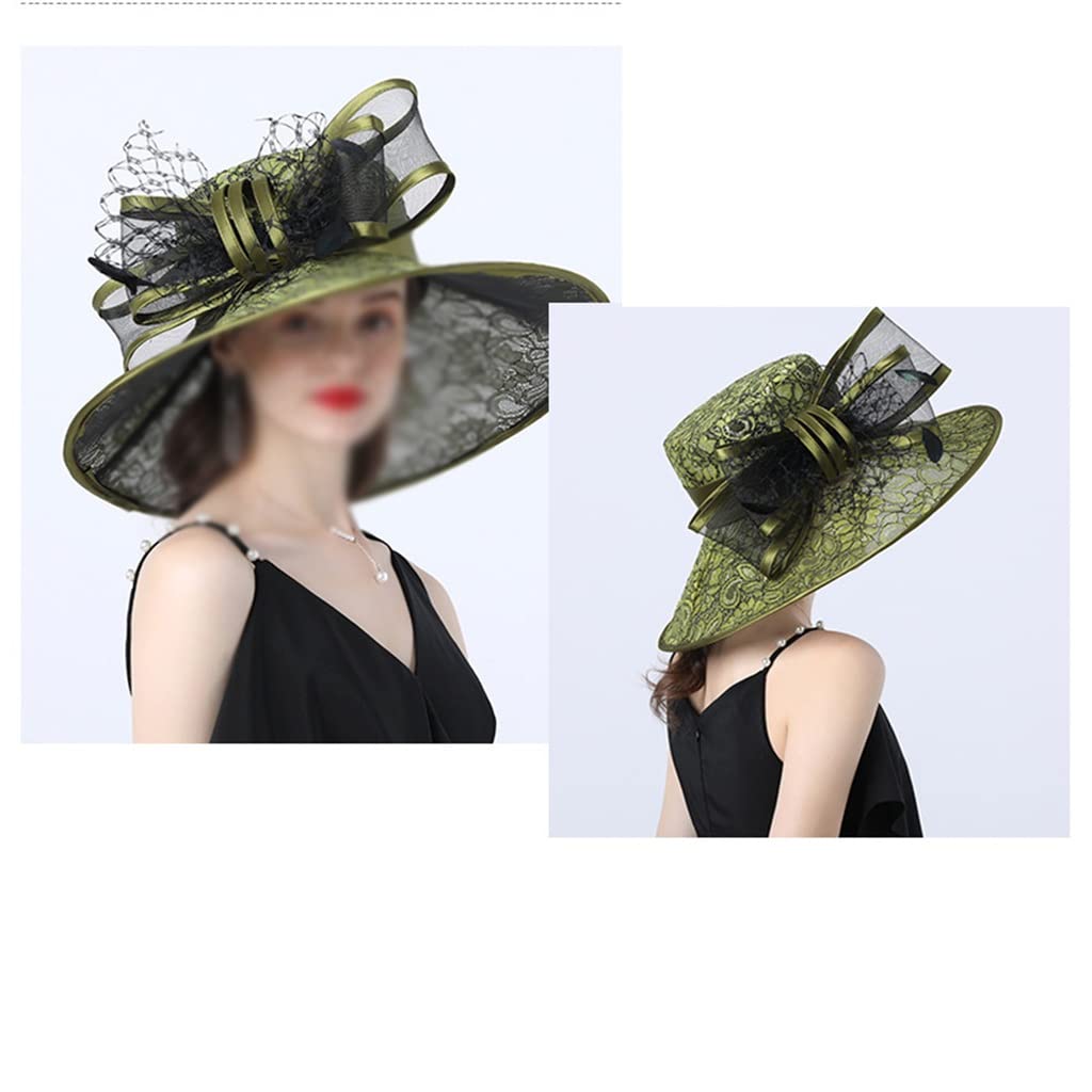 Cappello da Sole a Tesa Larga in Rete Dacron da Donna
