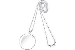 Grands Loupe Pendant Necklace Magnifying Glass