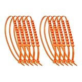 Cadenas de Nieve | 10 Piezas Cable Seguridad Ruedas - Cadenas para Neumáticos de Nieve | Para SUV Caminos Rurales Aparcamientos Viajes Camping Conducción En Montaña Y Rescate