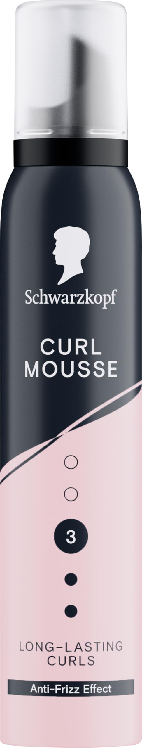 Schwarzkopf Sk Styling Mousse Curl Hl3 200Ml Strong Hold Foam For Curly Hair, 3 Pack