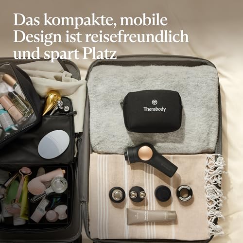 TheraFace PRO – Handgerät zur Gesichtsmassage – Kompaktes elektrisches Gerät zur Gesichts- und Hautpflege – 8-in-1-Behandlung mit Mikrostrom- und LED-Ringen – 4. Generation – Schwarz
