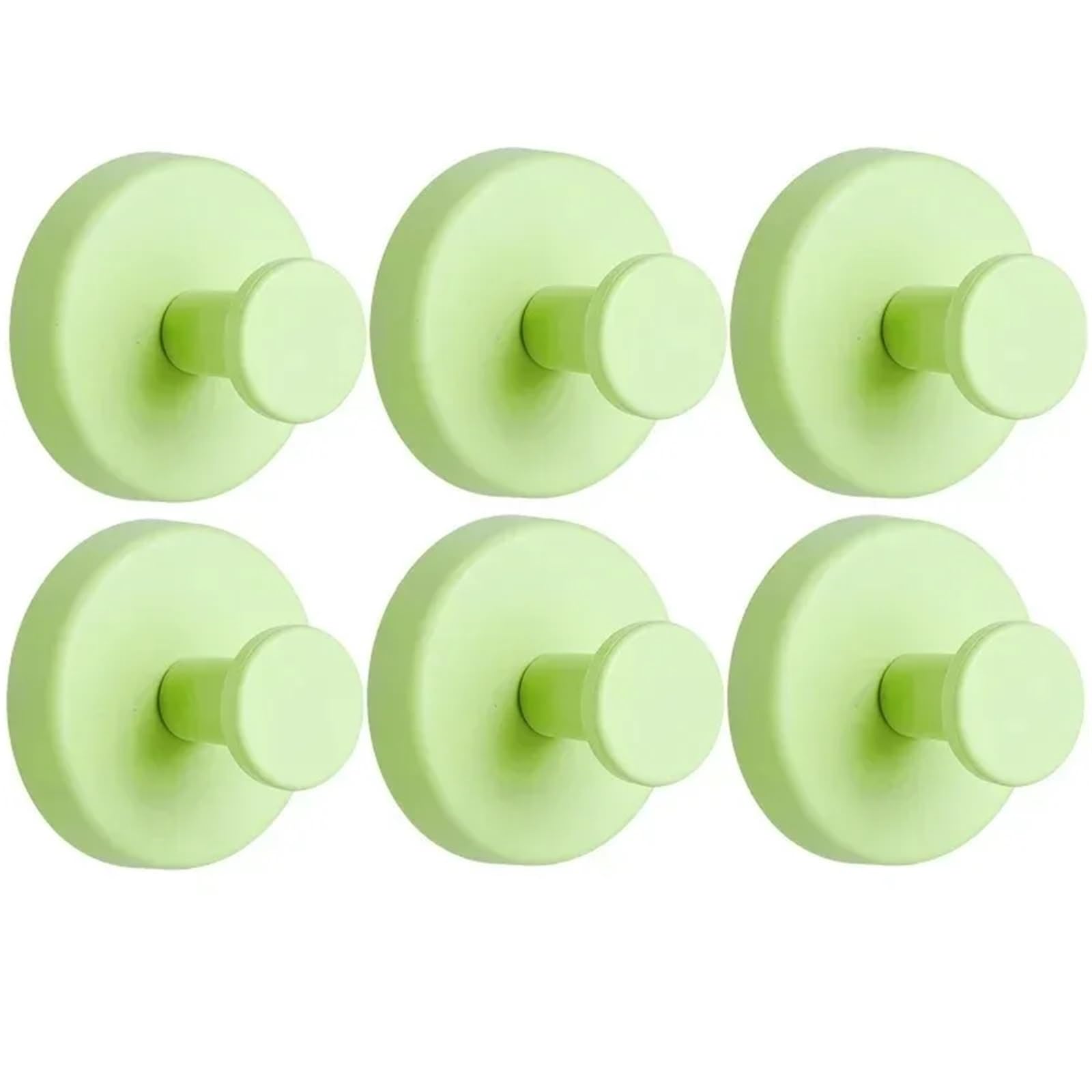 YUSUZH 6Pcs Suction Cup Hooks for Shower Removable Towel for Bathroom Window Glass Door Wall Household Hanger for Hanging Robe for Bathroom & Kitchen(Green)