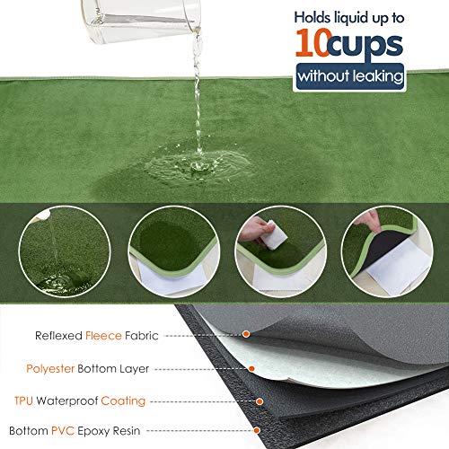 Image of Washable Pee Pads for Dogs, Extra Large Reusable Dog Pee Pad, Waterproof Pet Mat, Dog Playpen Mats for Puppy Training Whelping Playpen Pads