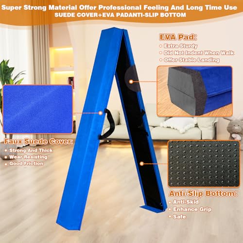 Image of Marfula 6 FT / 8 FT / 9 FT Folding Gymnastics Beam Foam Balance Floor Beam
