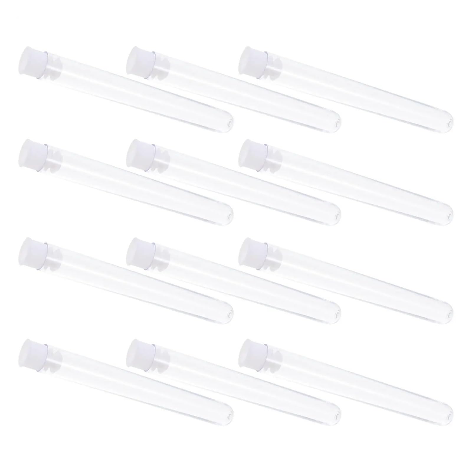 yingyingjia 100 contenitori for centrifuga in plastica trasparente for provette, piccole bottigliette, contenitori for provette