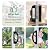 KIDOACOW Black Sliding Glass Door Handle Set Non-keyed Paito Door Handle wtih Mortise Lock and Keeper, Fit 3-15/16” Screw Hole Spacing. Thickness from 1” to 1-3/4”