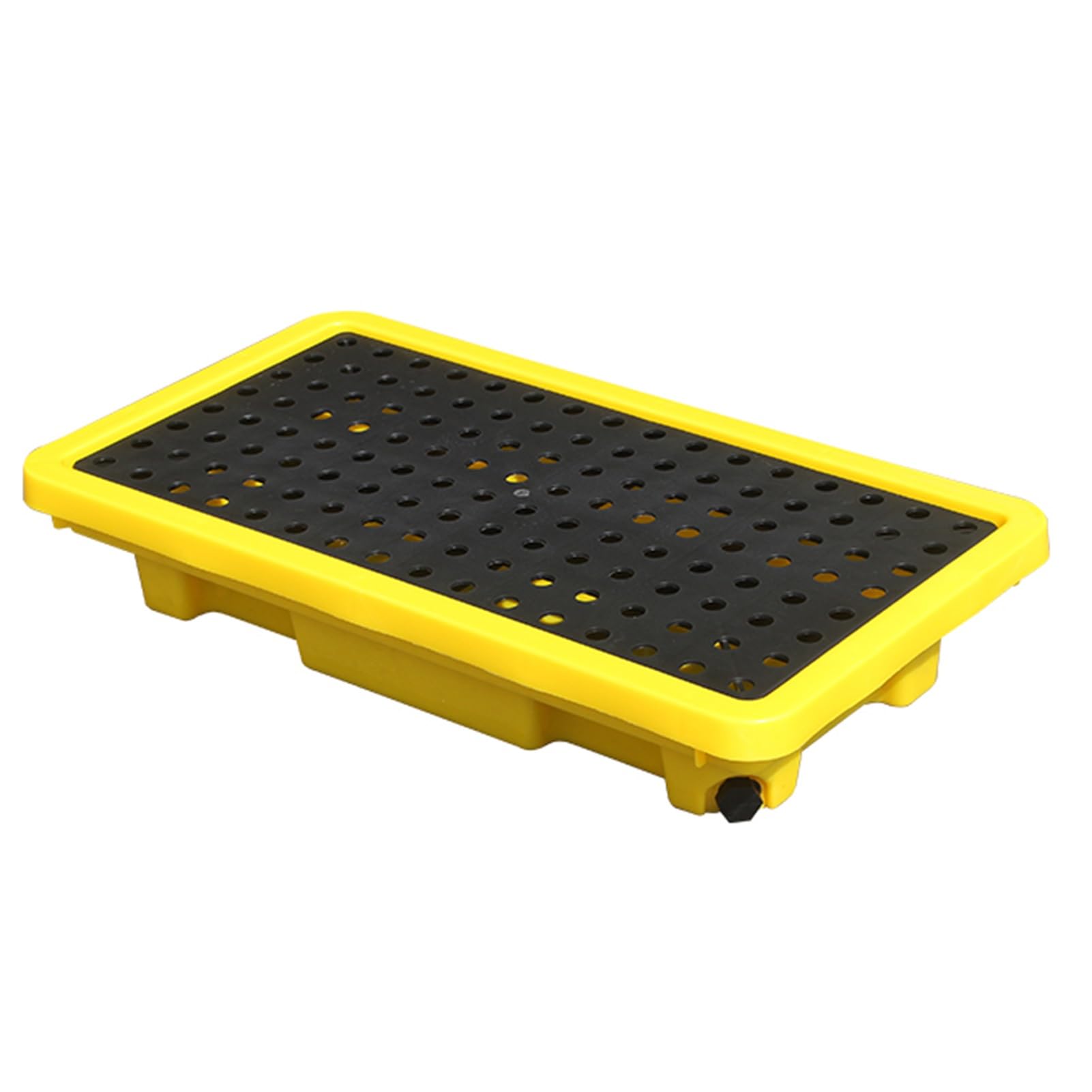 JKJZSALJ Oil Tank Spill Tray,Spill Platform, Spill Containment Platform With Drain Outlet, Modular Polyethylene Leakproof Tray For Kitchen Factory Garage, Anti Spill Pallets For S,66x36x12CM