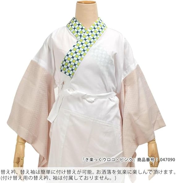 【替袖なし】 衿秀 き楽っく　涼　M fitサイズ 本体 長襦袢　夏用 衿秀 公式 き楽っく 長襦袢 袖なし 夏 袷用 きらっく 襦袢