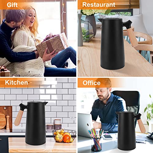 Garrafa Térmica, 1L Jarro de café Térmico 1L Grande Capacidade 12h Isolamento Olécrano Saída de água