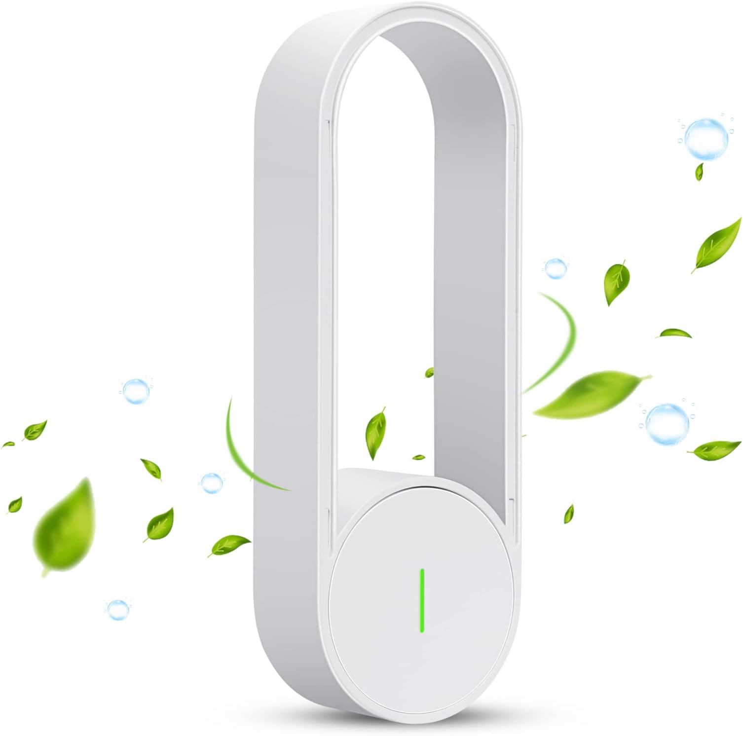 FYY Mini Air Purifier,Personal Portable Negative Ion Generator Air Purifier,Small USB Air Cleaner for Car,Bedroom, Home, Office-White