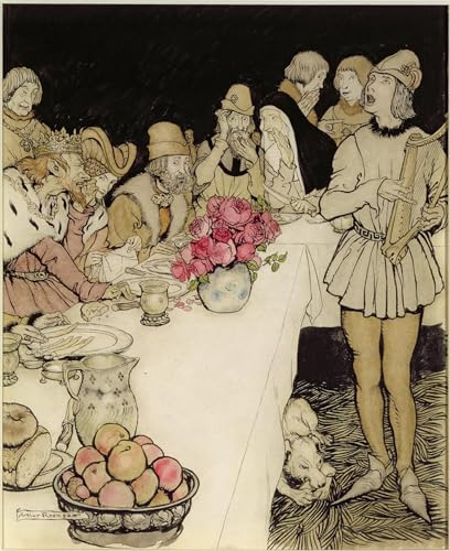 Toile Imprimé Comment lors d'un grand festin Roi Marc 60x90cm