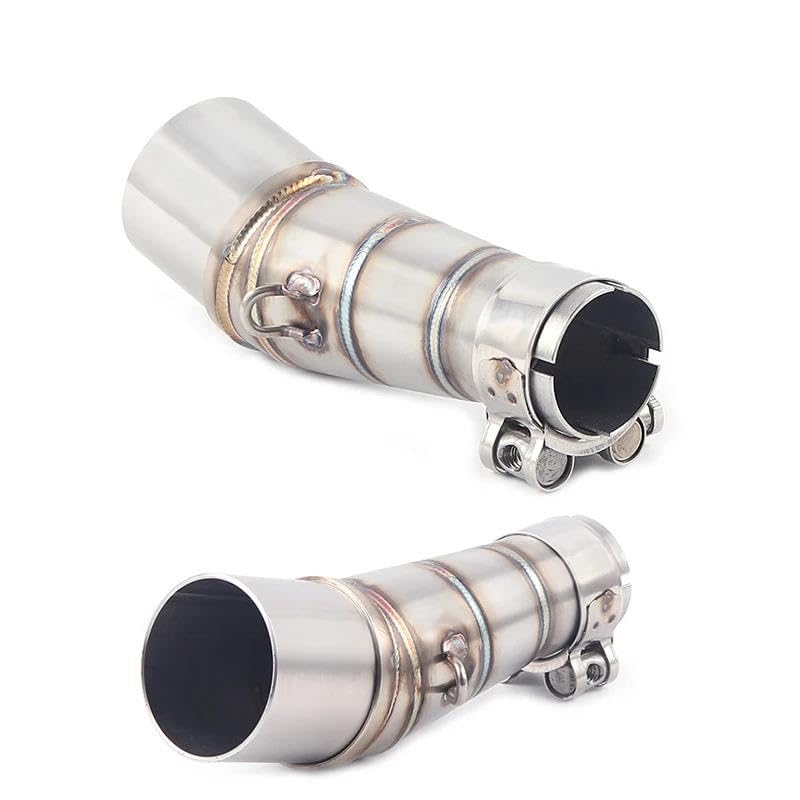 Slip On Auspuff Motorrad Auspuff Mittelrohr Für Kawasaki Für Z250 2008-2015 Für Ninja 300 2013-2016 Für Ninja Für 250R 2008-2012 Auspuffrohr Für Motorräder