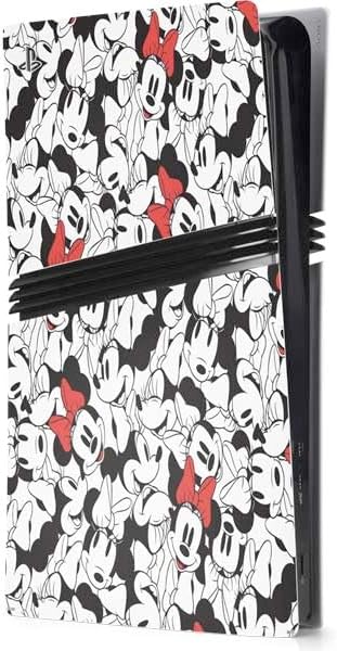 Skinit Decal Gaming Skin Compatible with PS5 Pro Console - Officially Licensed Disney Minnie Mouse Symbol Design