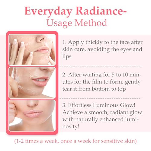 UFNA Collagen Face Mask - Overnight Wrapping Mask - Facial Firming, Elasticity & Hydration - Hydrolyzed Sodium + Panthenol +Niacinamide for Reduce Dullness & Promote Smoother Skin Texture - 75ml