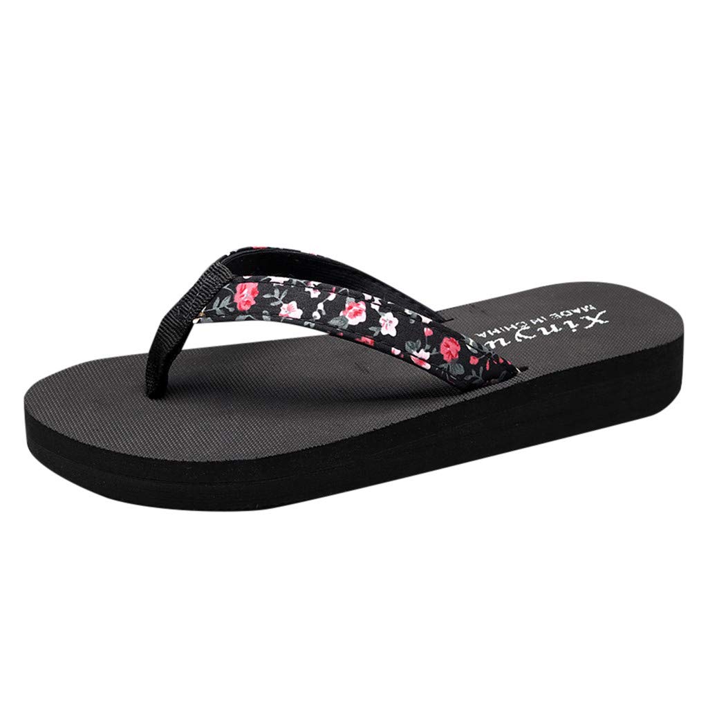 Generic Zapatillas Mujer Barato Sandalias Mujers Verano con Plataforma Playa Ducha Playa Hawaiana Pantuflas on Cloud Ducha Baño Ajustable-1