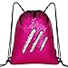 Sequin Drawstring Backpack Gym Dance Bags Mermaid Magic Reversible Glitter Bag Unicorn Gift for Girls Daughter Boy Flip Sequin Bag Birthday Gift for Kids Women