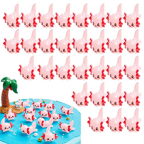 Mini Axolote, Mini Figuras de Resina - Axolotl lembrancinhas de festa mini resina axolotl estatueta