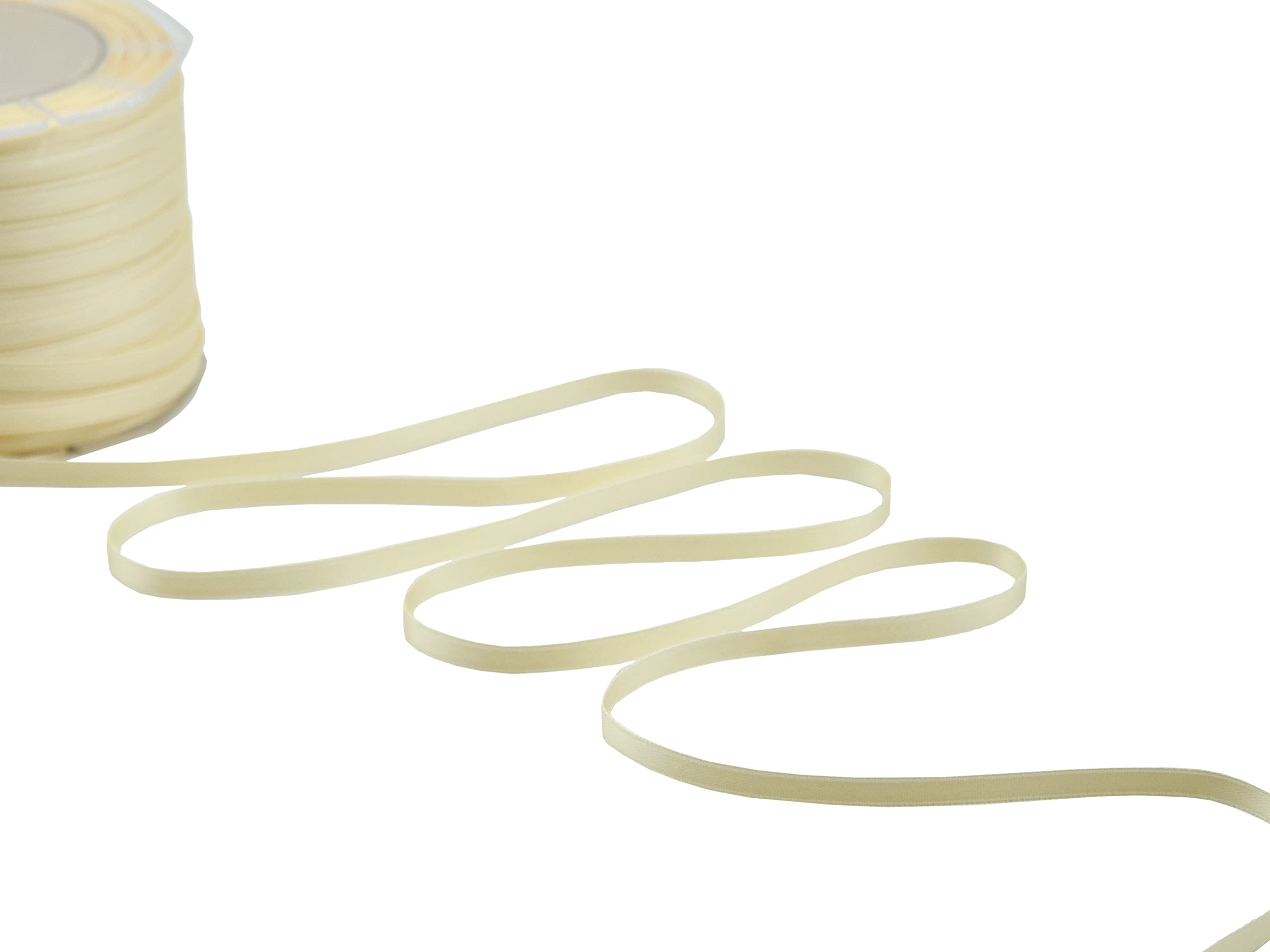 Furlanis Ribbon, Satin, Champagne, 6 mm x 100 m